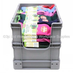 Heavy Duty Stacking Euro Box 60cm 90 Litre Open Front